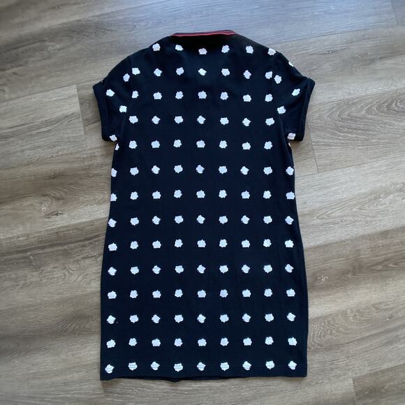 Fred Perry x Amy Winehouse Polo Shirt Dress sz 12 US 16 UK Black Polk Dots - Picture 3 of 12
